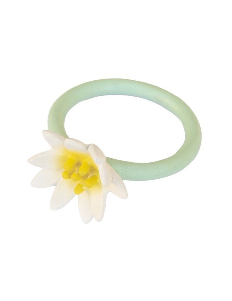 Anillo lotus verde