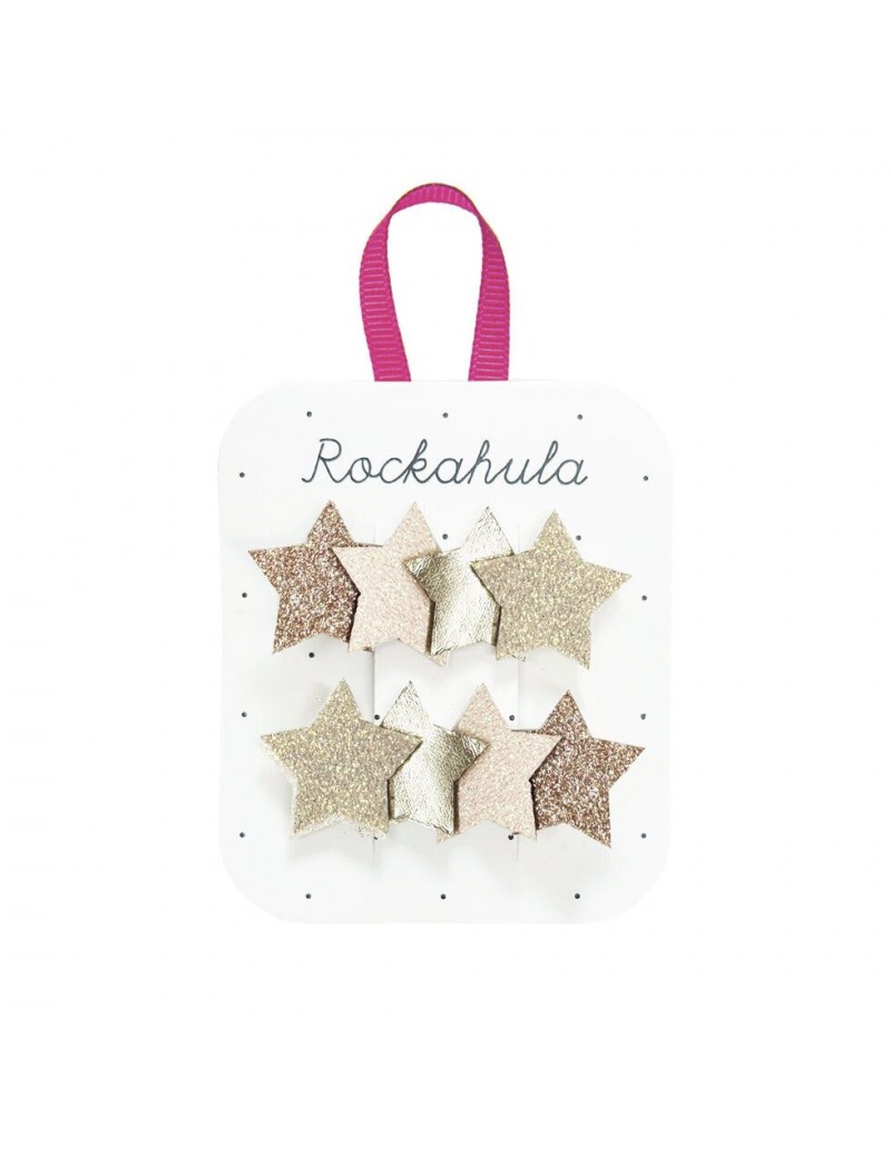 Clips de estrella con brillo