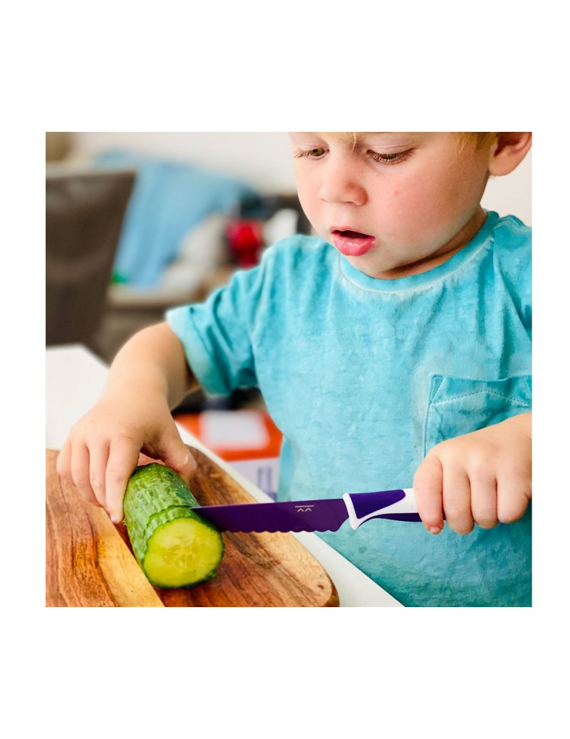 Cuchillo Autonomía Niños Lila