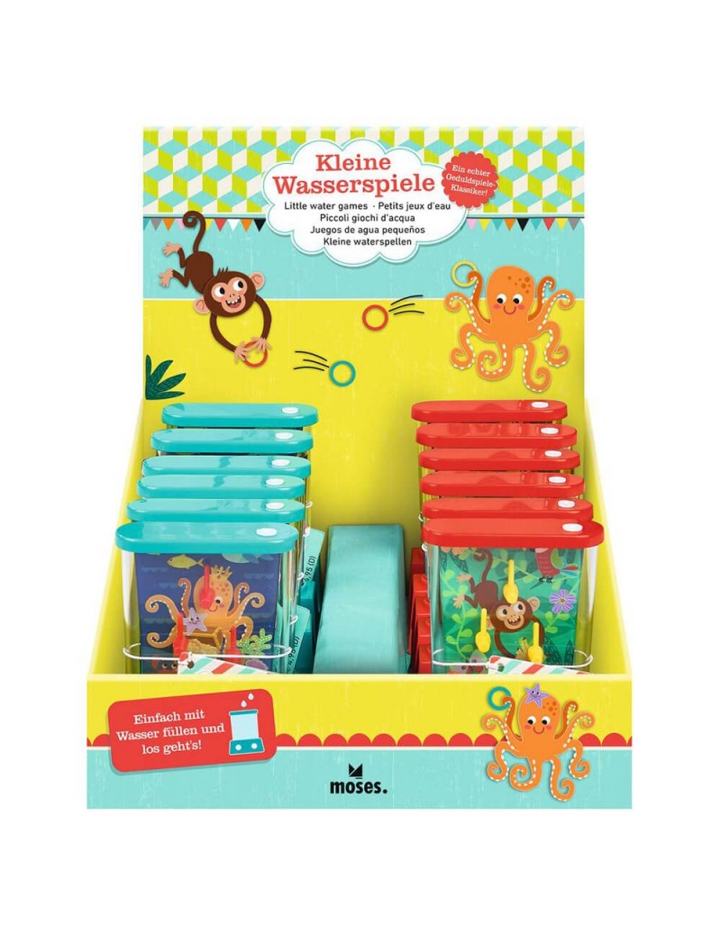 Juego de agua con anillas