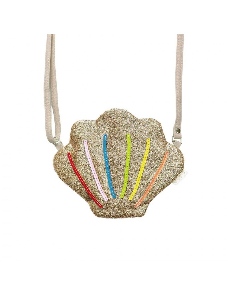 Rainbow Shell Glitter Bag