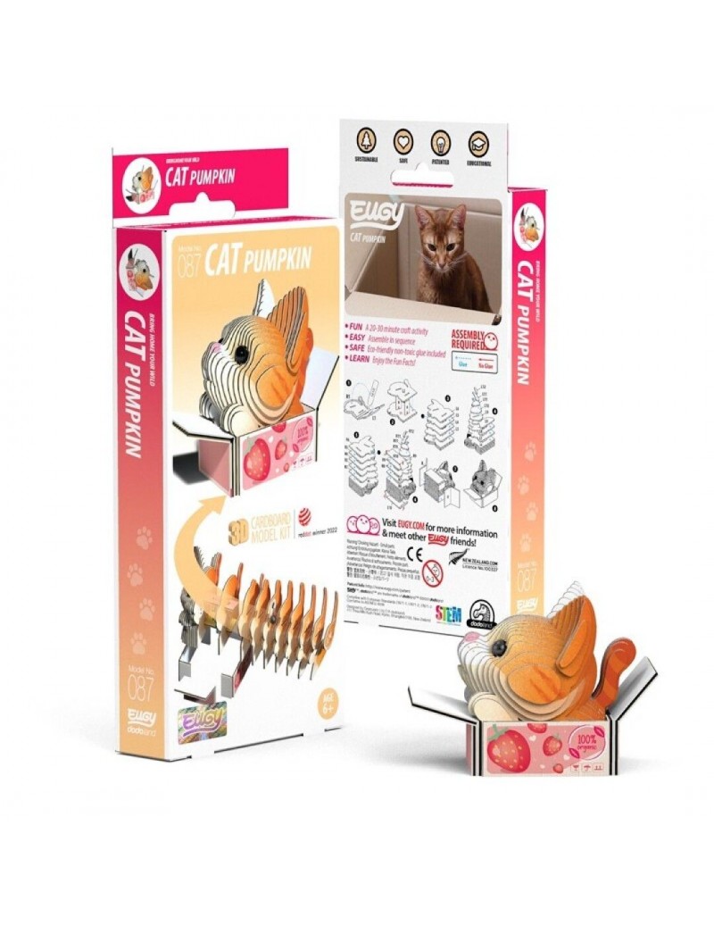 Puzle 3D Eugy Mi Gato Pumpkin