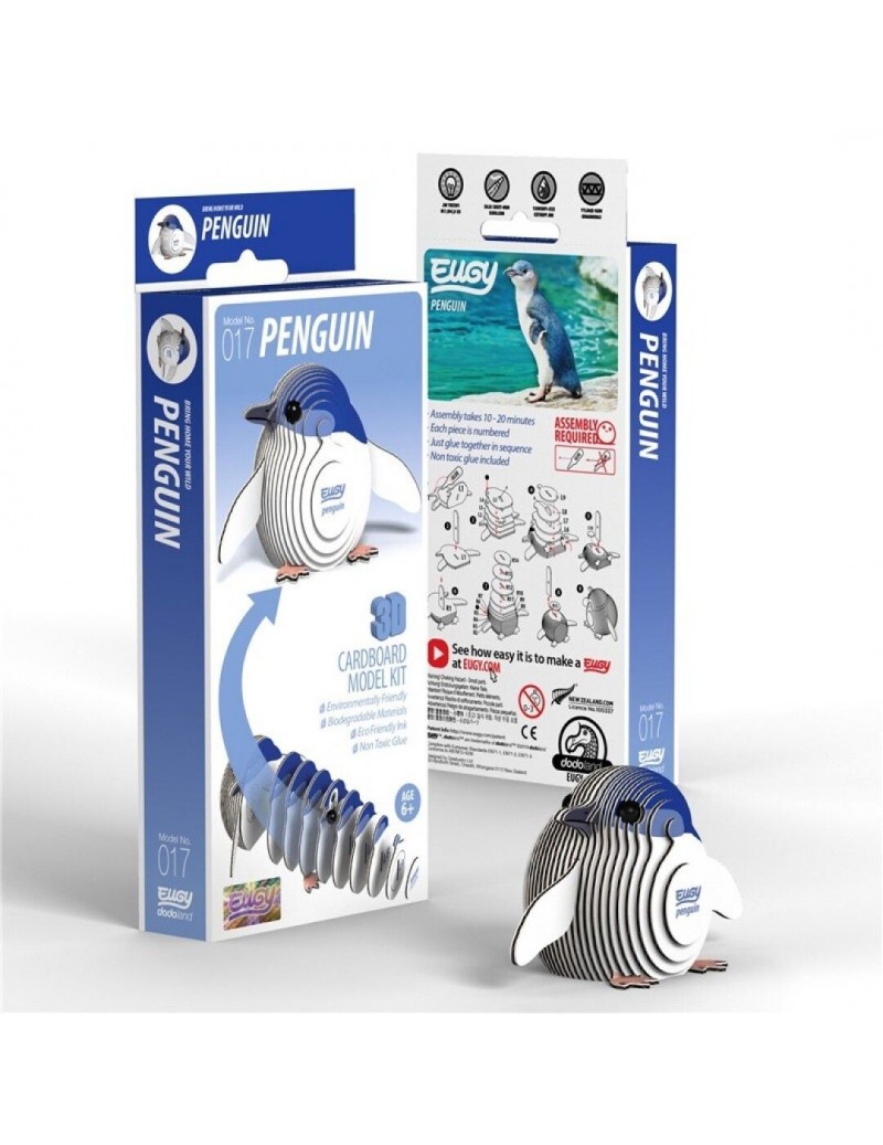 Puzle 3D Eugy Pingüino Nuevo