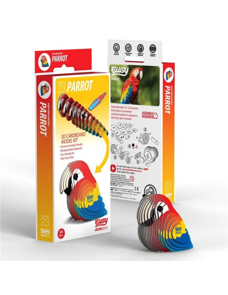 Puzle 3D Eugy Parrot Nuevo