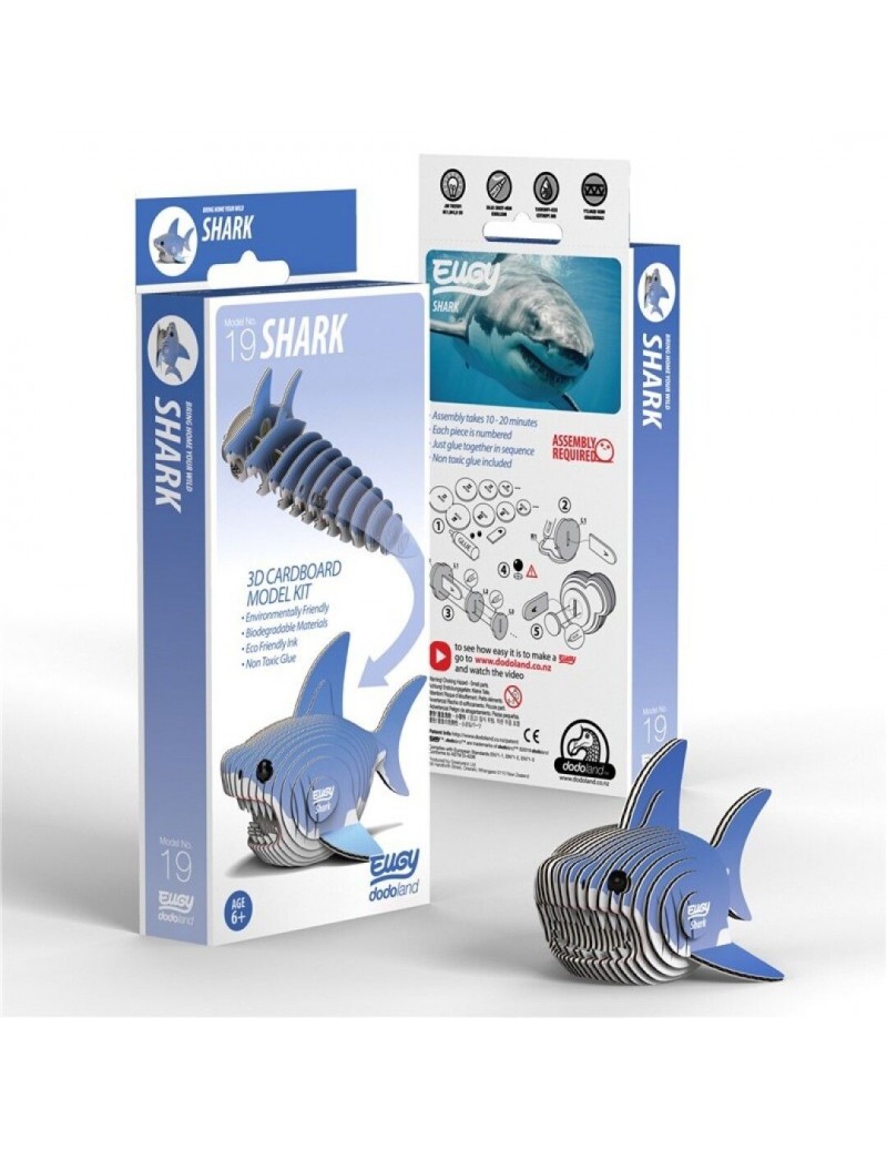 Puzle 3D Eugy Shark Nuevo