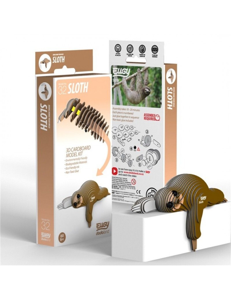Puzle 3D Eugy Sloth Nuevo