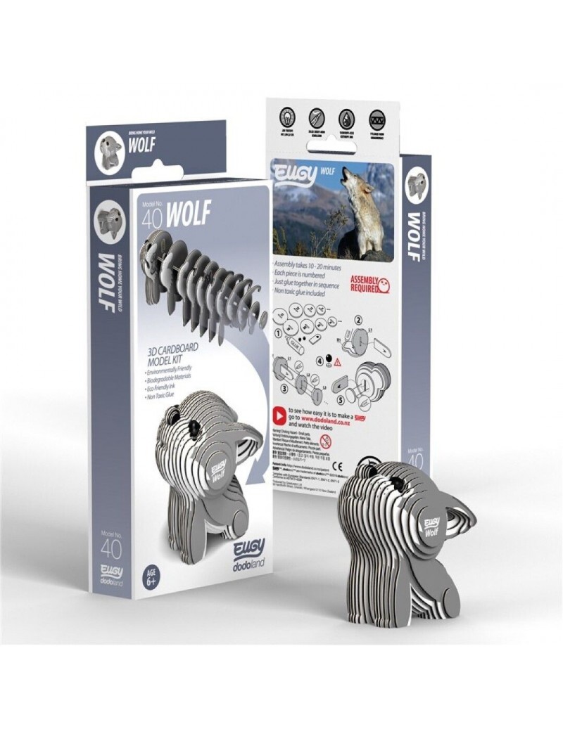 Puzle 3D Eugy Wolf Nuevo
