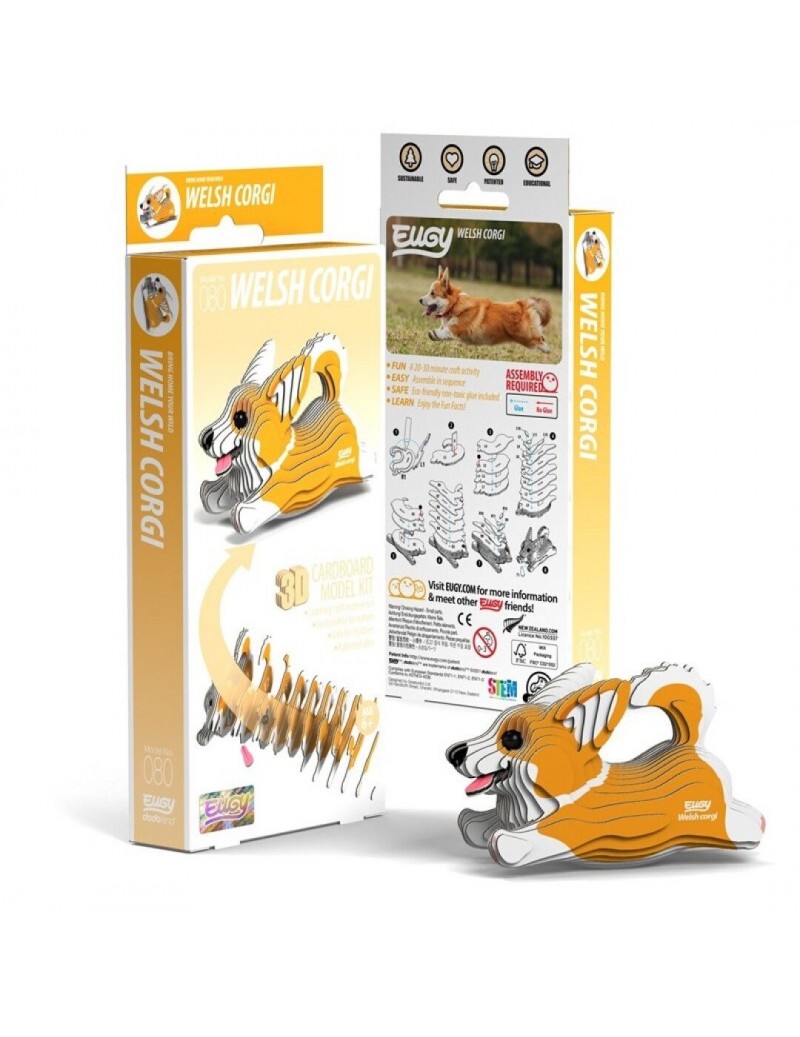 Puzle 3D Eugy Corgi Galés