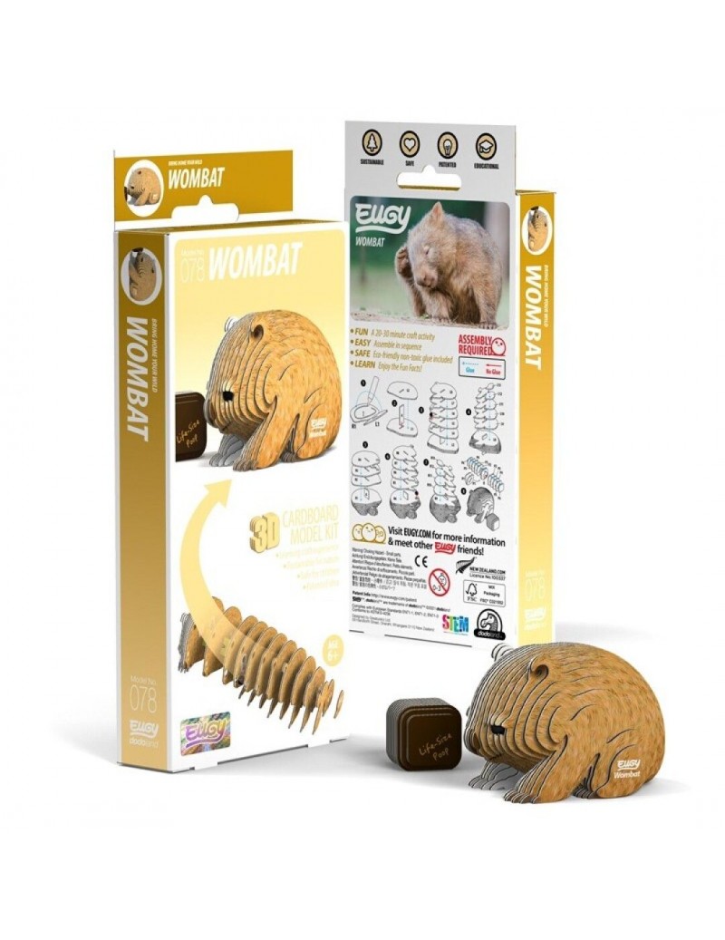 Puzle 3D Eugy Wombat