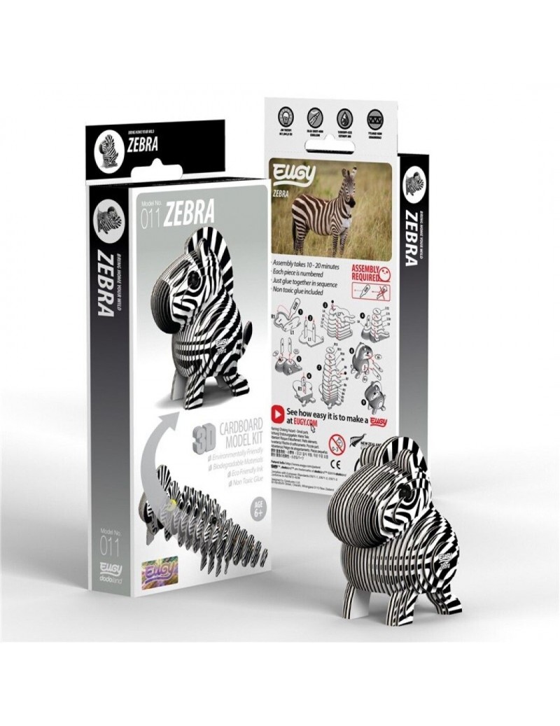Puzle 3D Eugy Cebra Nuevo