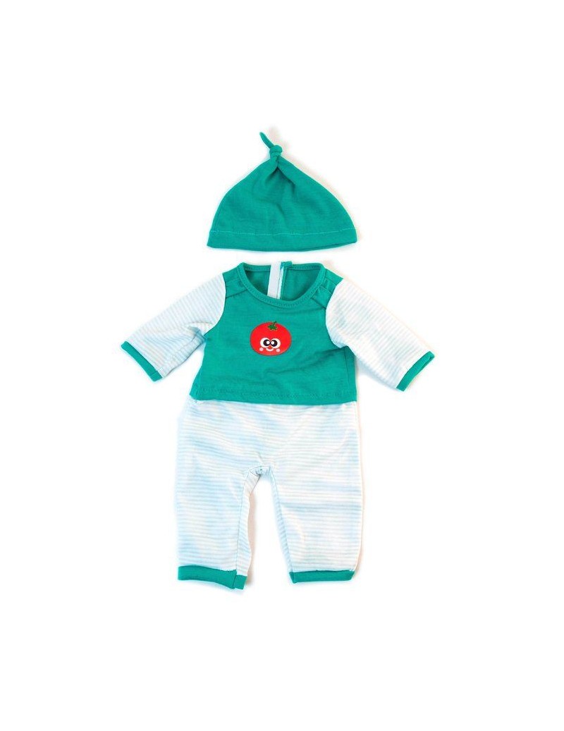 Pijama Frío Verde Rayas 38cm