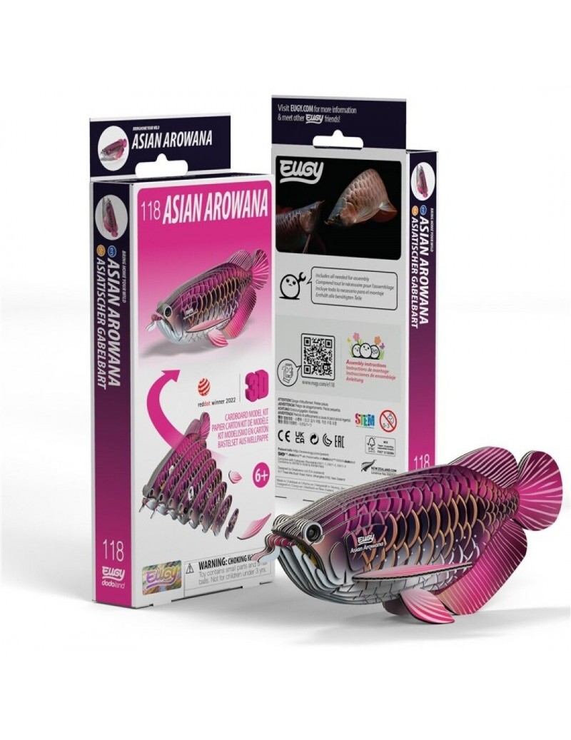 Puzle 3D Eugy Arowana Asiática