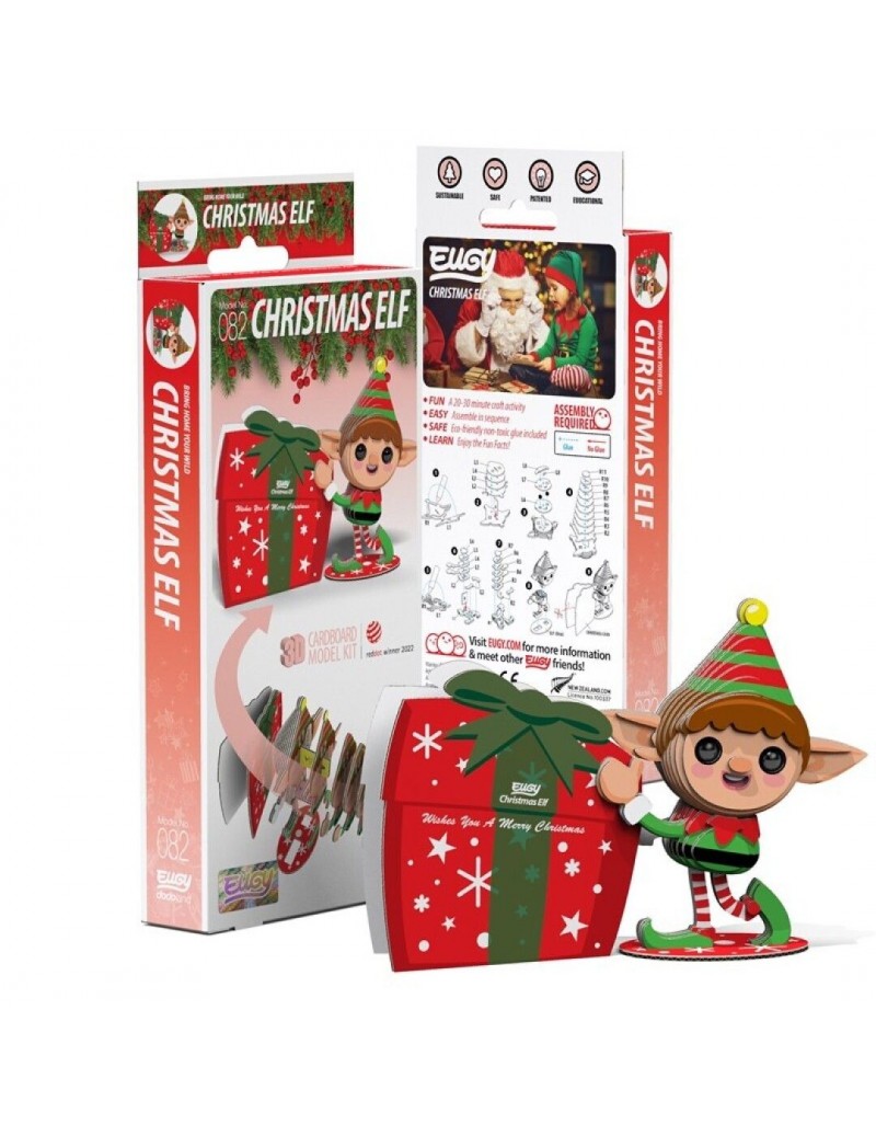 Puzle 3D Eugy Elfo de Navidad