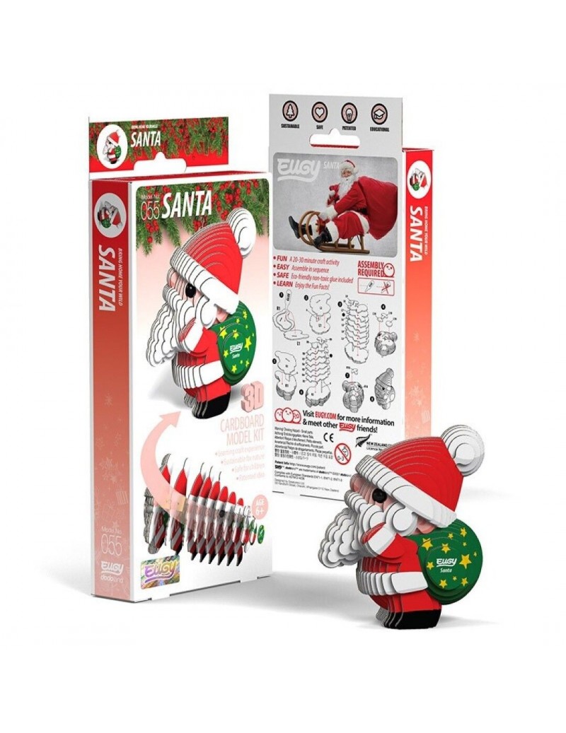 Puzle 3D Eugy Papa Noel