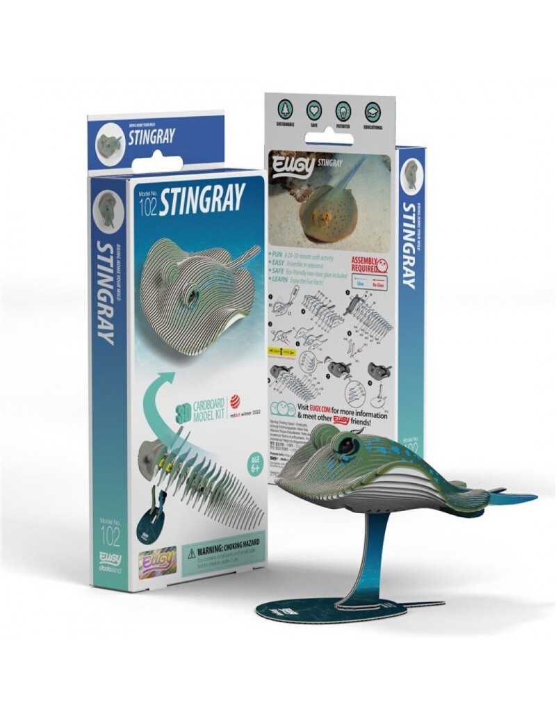 Puzle 3D Eugy Mantarraya