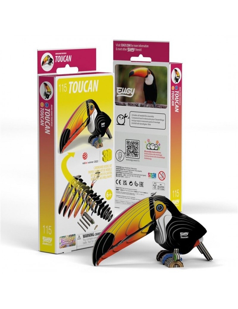 Puzle 3D Eugy Tucan