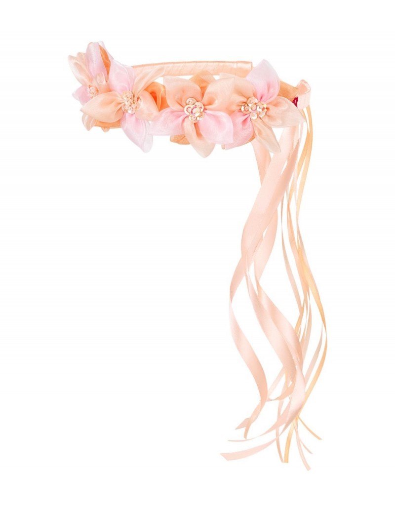 Diadema cintas Evaline, salmón