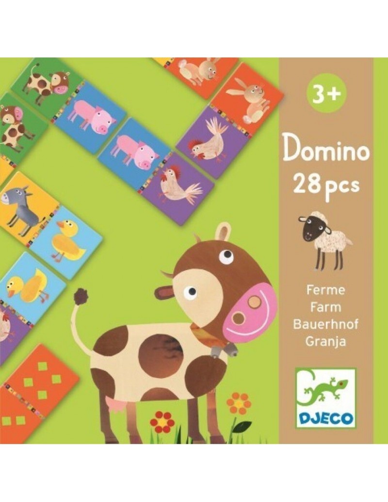 Puzle Educativo Domino Granja