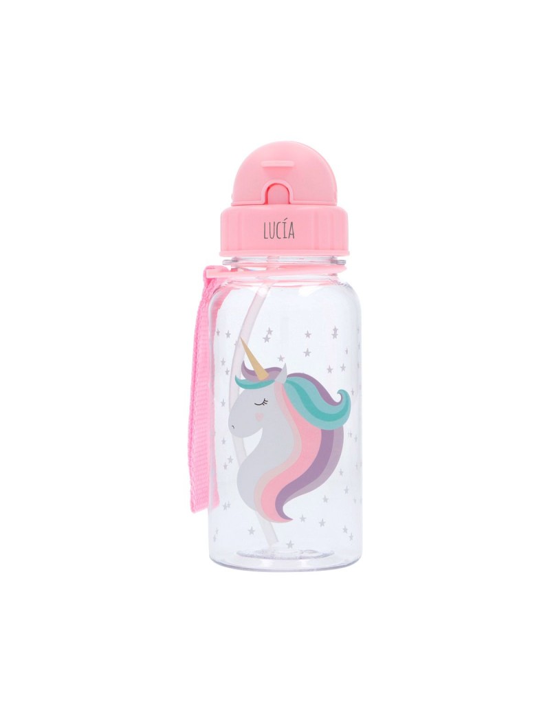Botella Plástico Unicornio